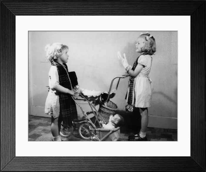 Framed Print : GIRLS & TOY PRAMS GIRLS & TOY PRAMS Framed Print : GIRLS & TOY PRAMS GIRLS & TOY PRAMS