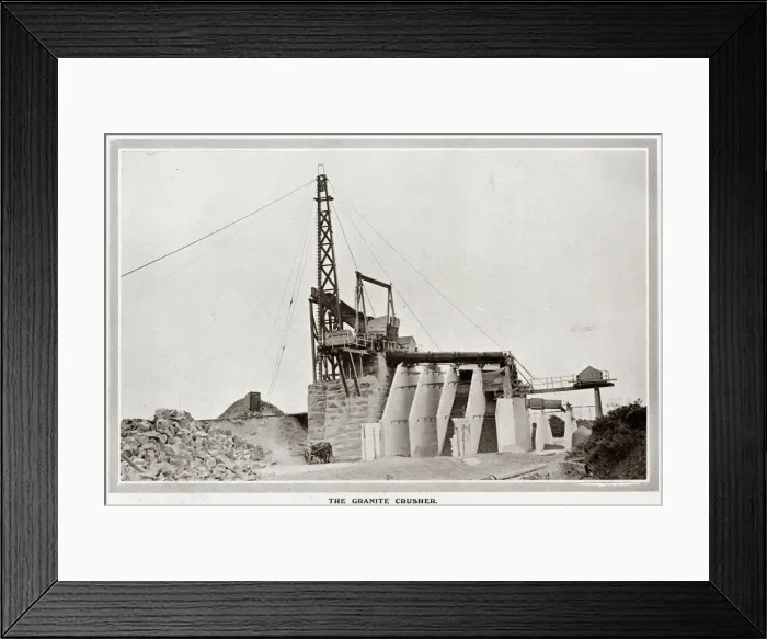 Framed Print : Rubislaw Quarry in Aberdeen 1909 Framed Print : Rubislaw Quarry in Aberdeen 1909