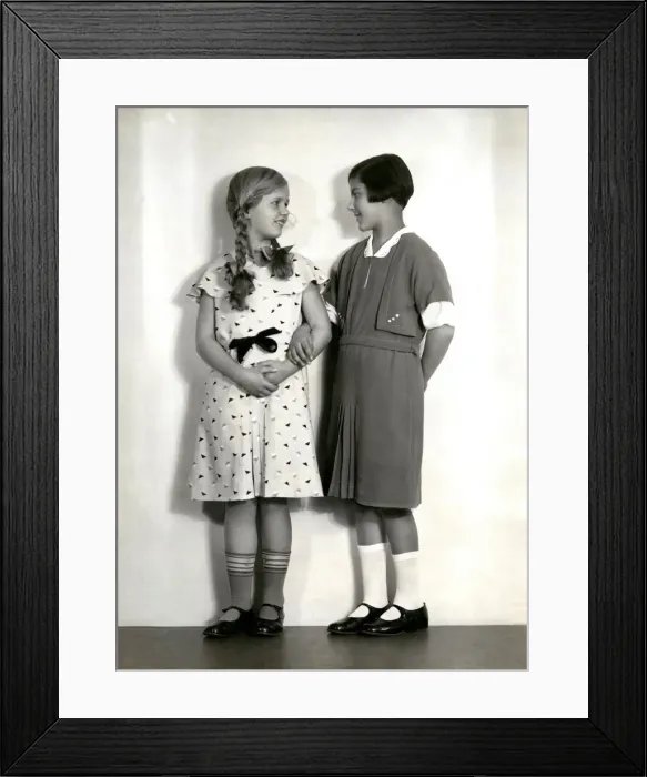 Framed Print : LITTLE GIRLS DRESSES Framed Print : LITTLE GIRLS DRESSES