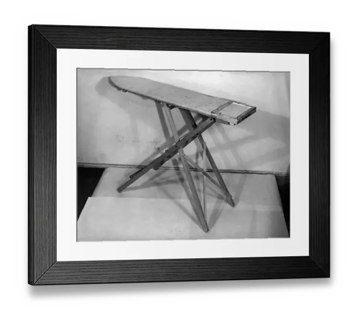 Framed Print : WOODEN IRONING BOARD Framed Print : WOODEN IRONING BOARD