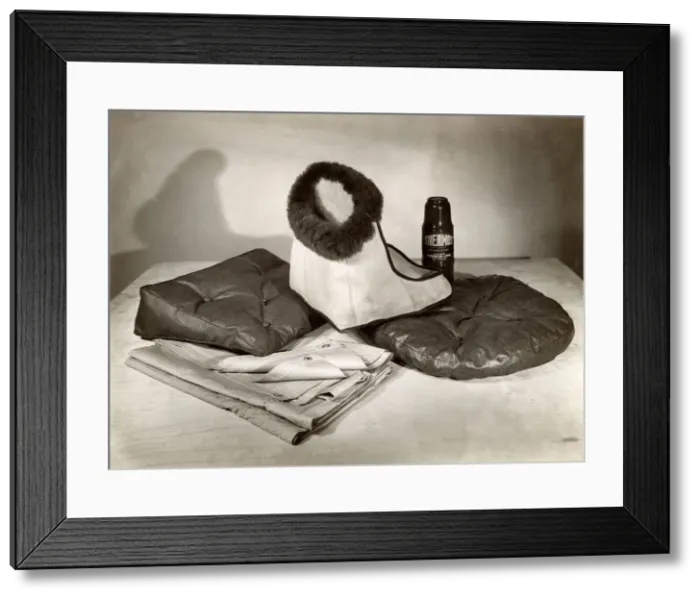 Framed Print : WINTER PICNIC SET Framed Print : WINTER PICNIC SET