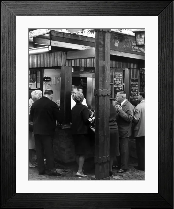 Framed Print : GERMAN STACK STALL Framed Print : GERMAN STACK STALL