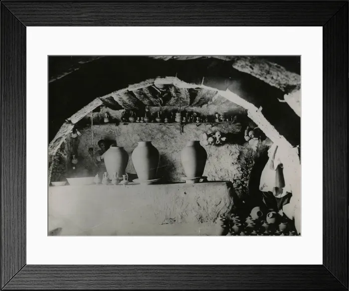 Framed Print : TUNISIAN POTTERS CAVE Framed Print : TUNISIAN POTTERS CAVE