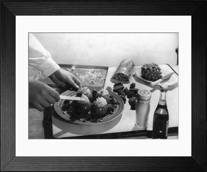 Framed Print : NUT AND PINEAPPLE SALAD Framed Print : NUT AND PINEAPPLE SALAD