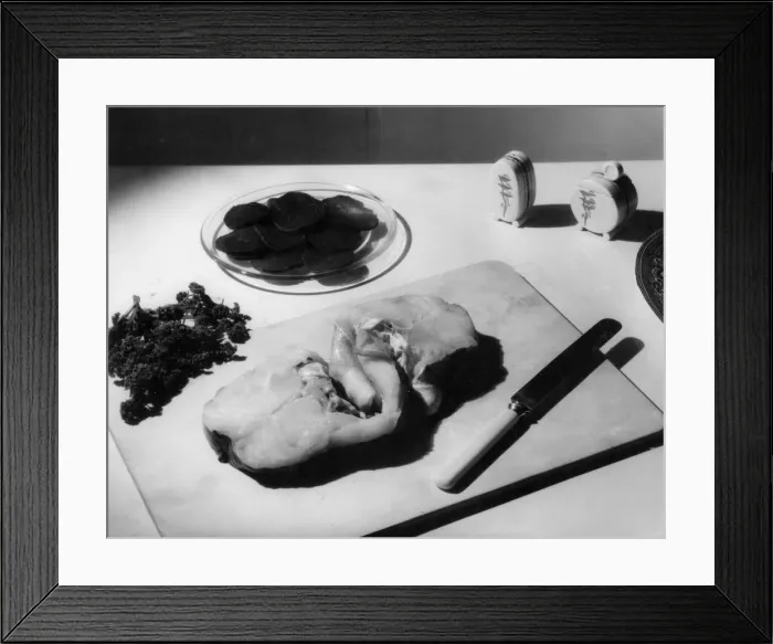 Framed Print : Raw cod as cooking ingredient Framed Print : Raw cod as cooking ingredient