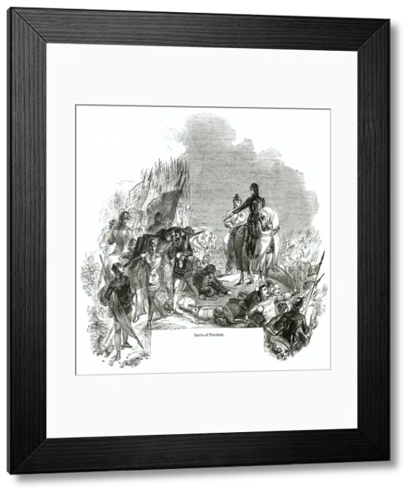 Framed Print : Battle of Poitiers Framed Print : Battle of Poitiers