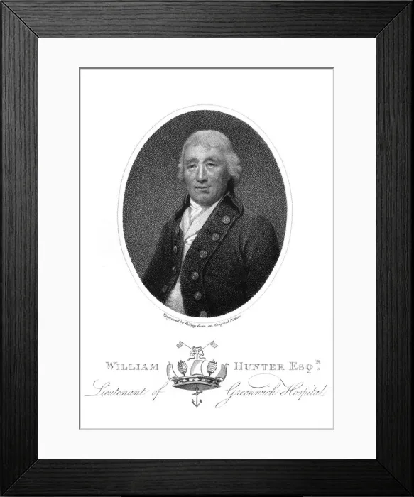 Framed Print : WILLIAM HUNTER, NAVAL Framed Print : WILLIAM HUNTER, NAVAL