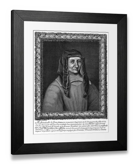 Framed Print : LOUISE MARILLAC LEGRAS Framed Print : LOUISE MARILLAC LEGRAS