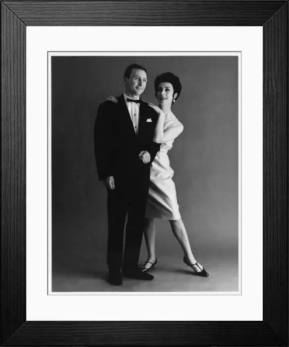 Framed Print : COUPLE IN FORMAL DRESS Framed Print : COUPLE IN FORMAL DRESS