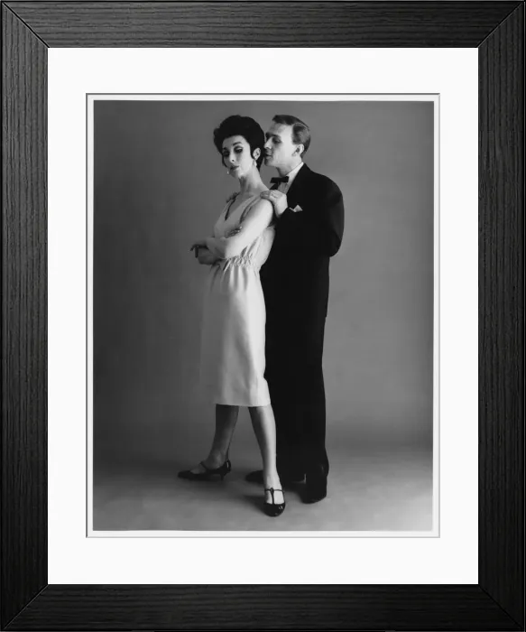 Framed Print : COUPLE IN FORMAL DRESS Framed Print : COUPLE IN FORMAL DRESS