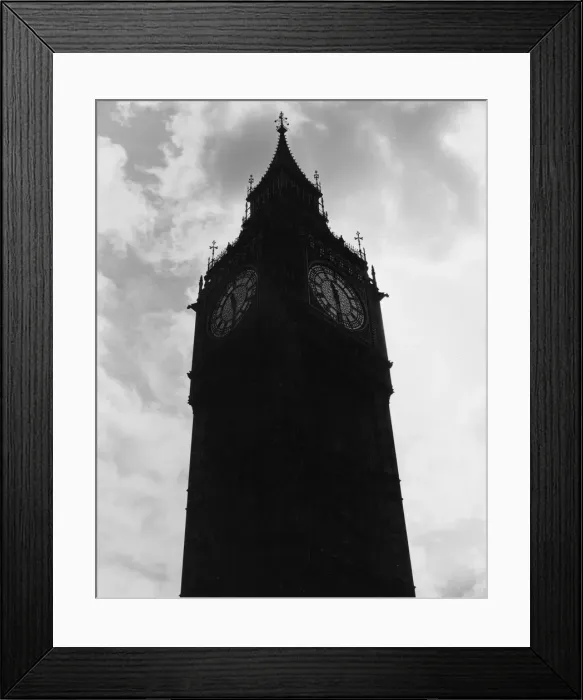 Framed Print : BIG BEN. All of London will know its 11:30 when Big Ben chimes. Date: late 1960s Framed Print : BIG BEN. All of London will know its 11:30 when Big Ben chimes. Date: late 1960s