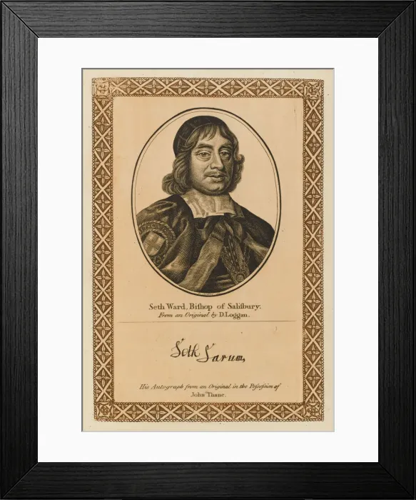 Framed Print : SETH WARD, BISHOP Framed Print : SETH WARD, BISHOP