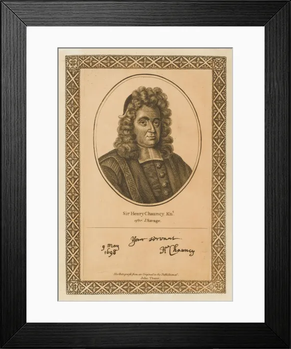 Framed Print : SIR HENRY CHAUNCY Framed Print : SIR HENRY CHAUNCY