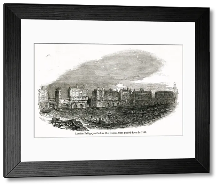 Framed Print : Old London Bridge Framed Print : Old London Bridge