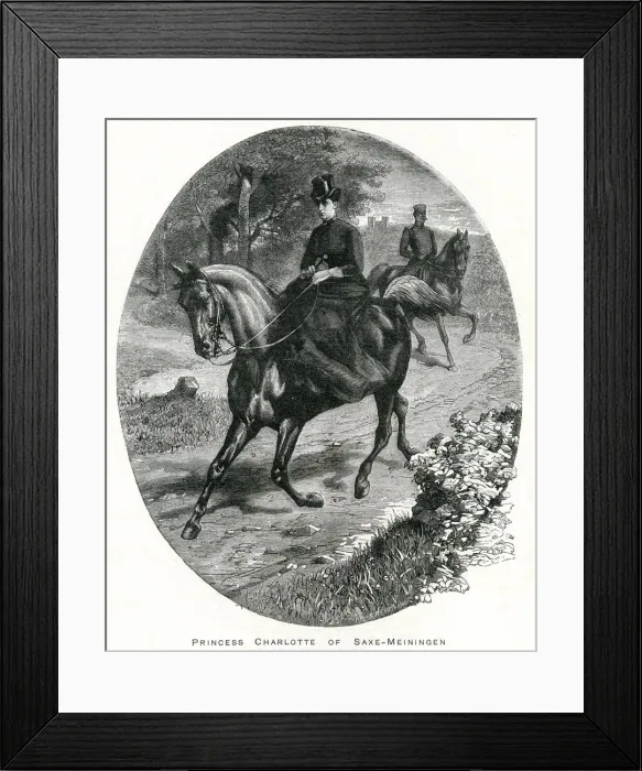 Framed Print : Princess Charlotte of Prussia Framed Print : Princess Charlotte of Prussia