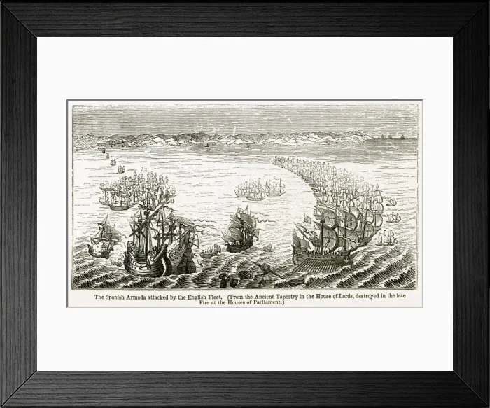 Framed Print : Spanish Armada Framed Print : Spanish Armada