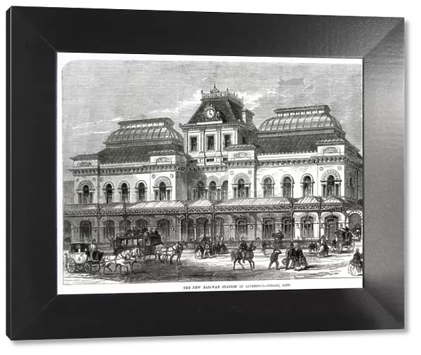 New Liverpool Street railway station 1886