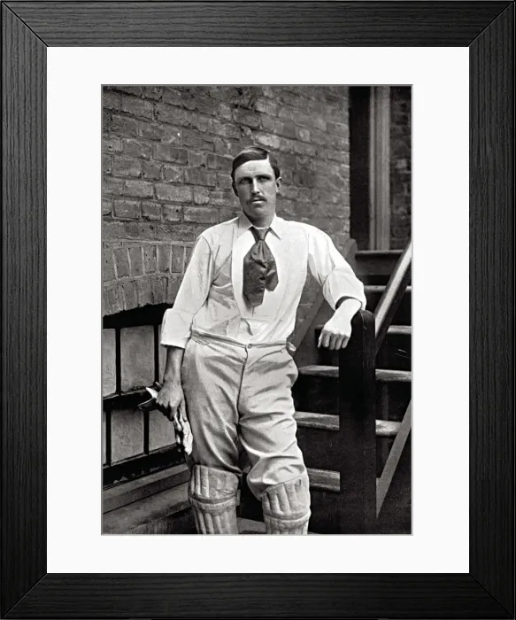 Framed Print : CRICKETER, LILLEY Framed Print : CRICKETER, LILLEY