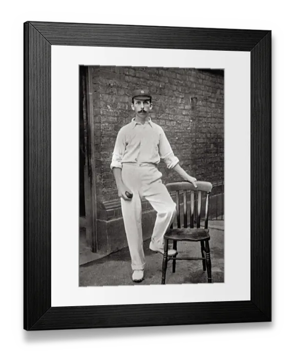 Framed Print : CRICKETER, WHITEHEAD Framed Print : CRICKETER, WHITEHEAD