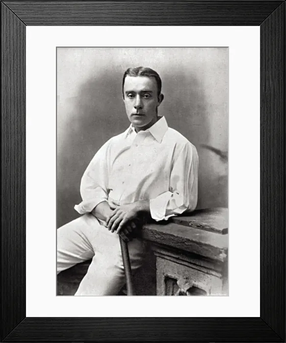 Framed Print : CRICKETER, CHALLEN Framed Print : CRICKETER, CHALLEN