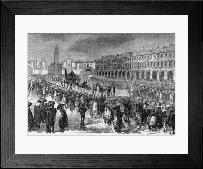 Framed Print : CAVOUR FUNERAL Framed Print : CAVOUR FUNERAL