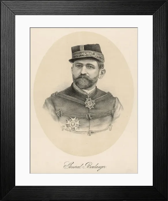 Framed Print : GENERAL BOULANGER Framed Print : GENERAL BOULANGER