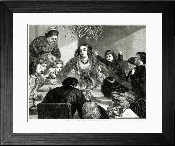 Framed Print : Crown of the feast 1868 Framed Print : Crown of the feast 1868