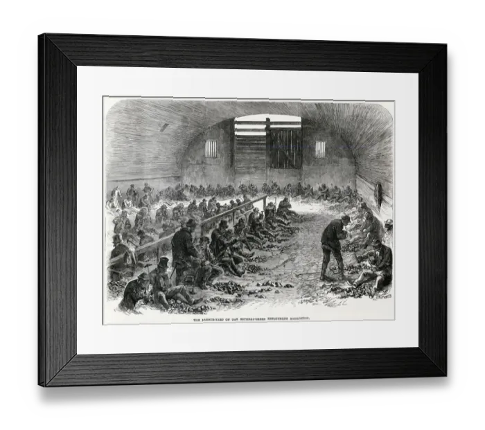Framed Print : Bethnal-Green Employment Relief Association 1868 Bethnal-Green Employment Framed Print : Bethnal-Green Employment Relief Association 1868 Bethnal-Green Employment