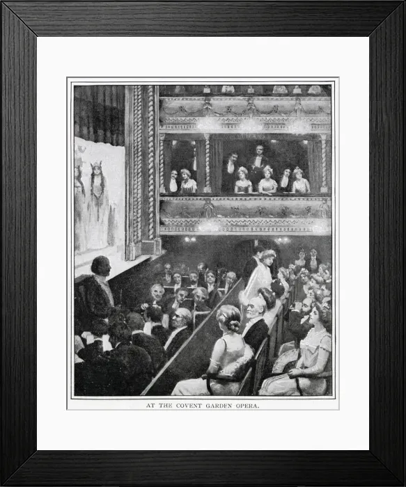 Framed Print : Royal Covent Garden Opera 1900 Framed Print : Royal Covent Garden Opera 1900