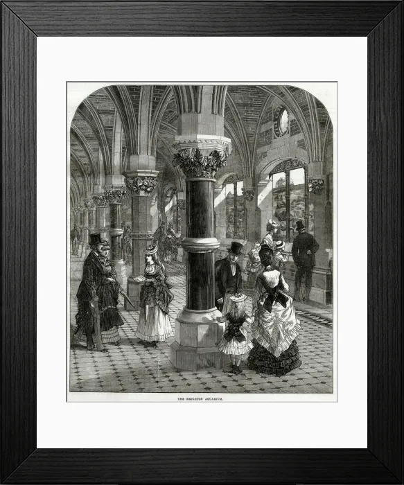 Framed Print : Brighton Aquarium 1872 Framed Print : Brighton Aquarium 1872