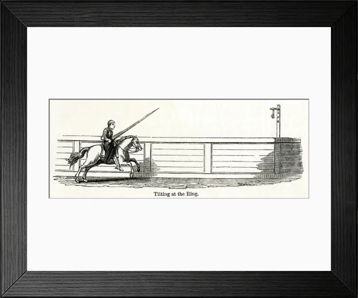 Framed Print : Tilting at the ring Framed Print : Tilting at the ring