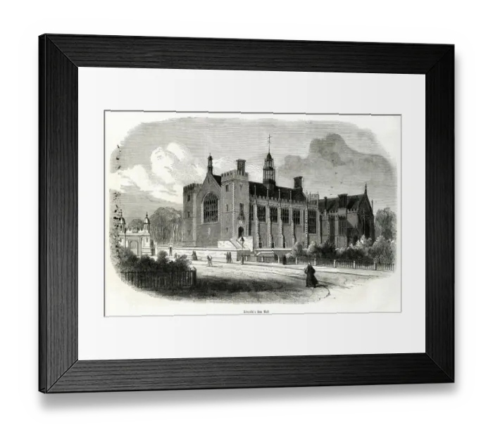 Framed Print : Lincolns Inn Hall & Library 1850 Lincolns Inn Hall & Library 1850 Framed Print : Lincolns Inn Hall & Library 1850 Lincolns Inn Hall & Library 1850