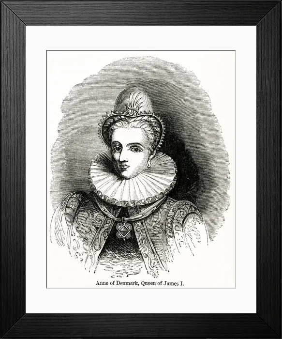 Framed Print : Anne of Denmark Framed Print : Anne of Denmark