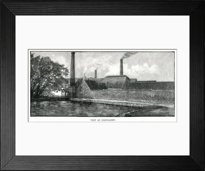 Framed Print : Glenlivet Scotch Whisky distillery 1890 Framed Print : Glenlivet Scotch Whisky distillery 1890