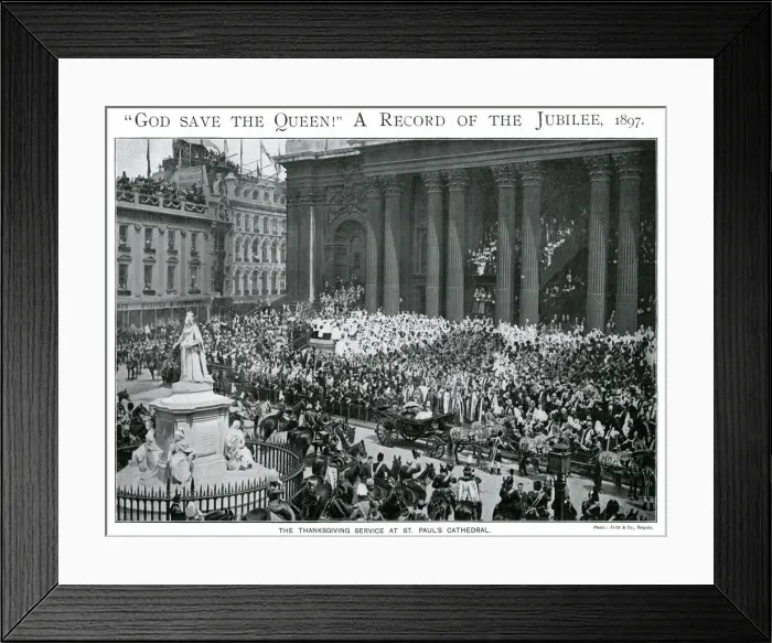Framed Print : Queen Victorias Diamond Jubilee 1897 Framed Print : Queen Victorias Diamond Jubilee 1897