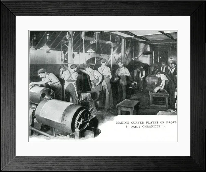 Framed Print : Daily Chronicle newspaper 1900 Framed Print : Daily Chronicle newspaper 1900