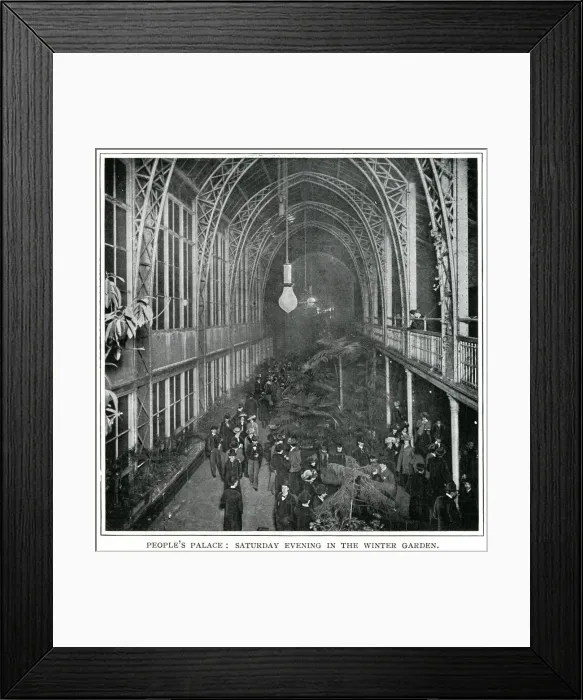 Framed Print : Peoples Palace, Mile End Road, London 1900 Framed Print : Peoples Palace, Mile End Road, London 1900