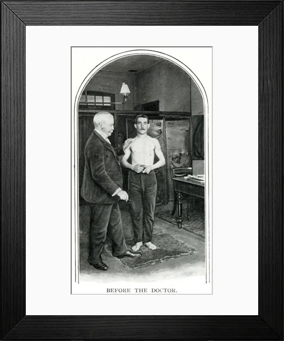 Framed Print : Medical room for the British Army 1901 Framed Print : Medical room for the British Army 1901