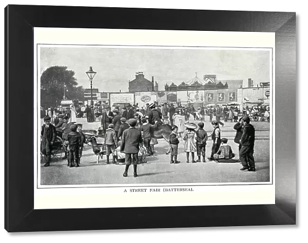 Street Fair, Battersea 1900