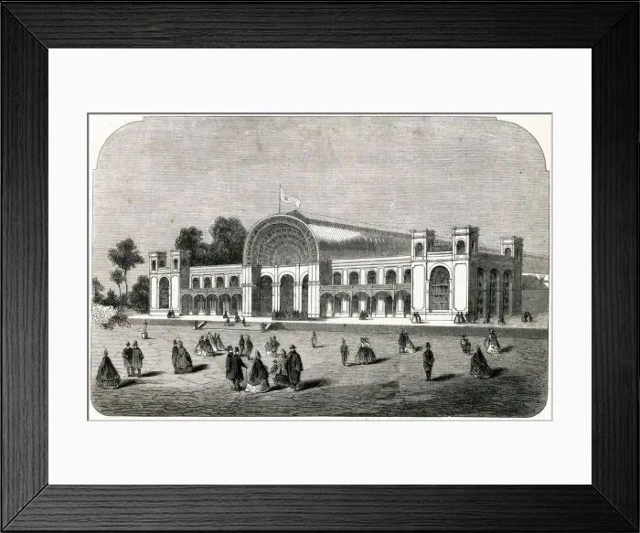 Framed Print : Oporto Exhibition 1865 Framed Print : Oporto Exhibition 1865