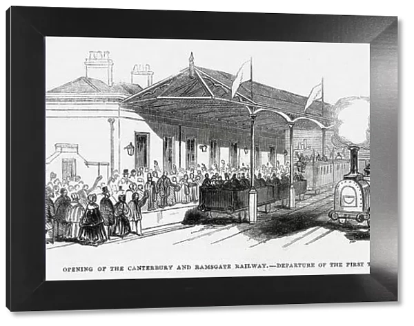 Opening of Canterbury and Ramsgate railway 1846