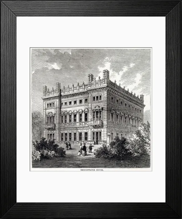 Framed Print : Bridgewater House