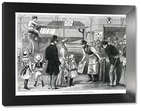 Illustrated London News, Harrild & Sons roller printer 1885 Illustrated London