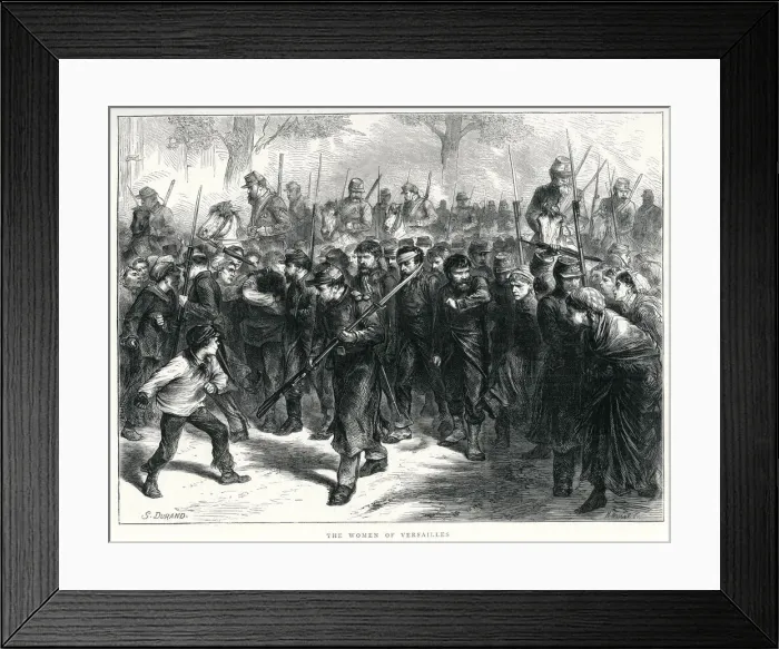 Framed Print : The Women of Versailles; Paris Commune 1871 Framed Print : The Women of Versailles; Paris Commune 1871