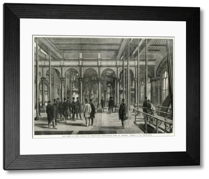 Framed Print : Engine House at the Metropolitan Main Drainage Works 1865 Framed Print : Engine House at the Metropolitan Main Drainage Works 1865