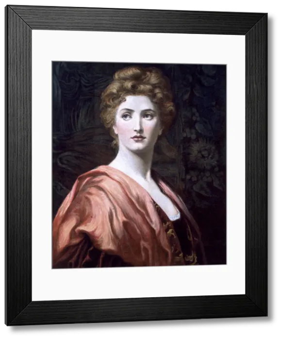 Framed Print : Beatrice by Frank Dicksee Framed Print : Beatrice by Frank Dicksee