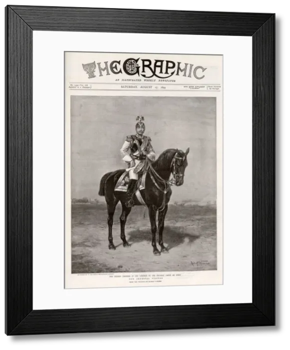 Framed Print : Graphic Front Cover 1895 Our Imperial Visitor Framed Print : Graphic Front Cover 1895 Our Imperial Visitor