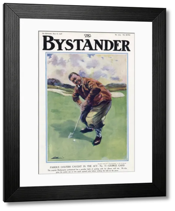 Framed Print : Famous Golfers Caught In The Act. No. 11. George Gadd Framed Print : Famous Golfers Caught In The Act. No. 11. George Gadd