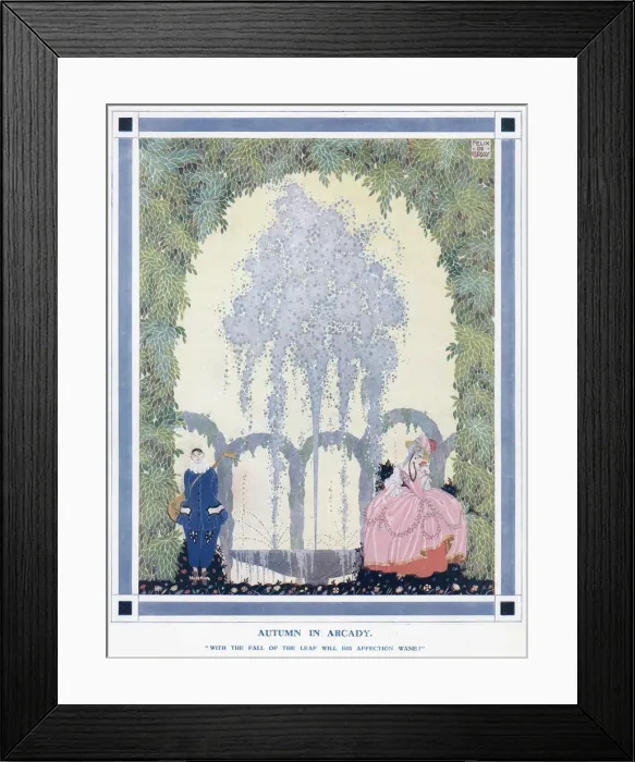 Framed Print : Autumn in Arcady by Felix De Gray Framed Print : Autumn in Arcady by Felix De Gray