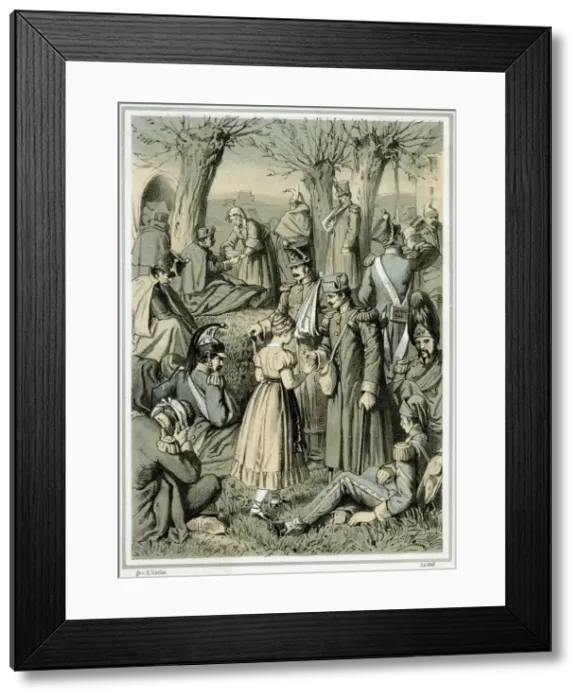 Framed Print : Casualties 1870 Framed Print : Casualties 1870